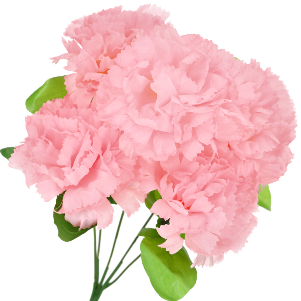 Künstliche Blumen Dekorationen Deko Pflanzen Blumensträuße Nelken - Bild 7 von 17